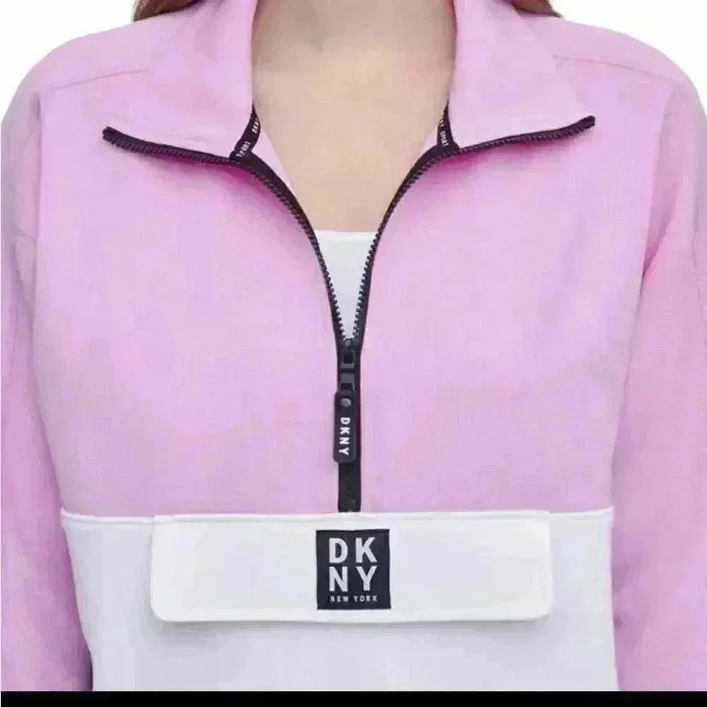 BRAND NEW DKNY SPORT WOMENS 1/2 ZIP PULLOV… - Picture 5 of 7
